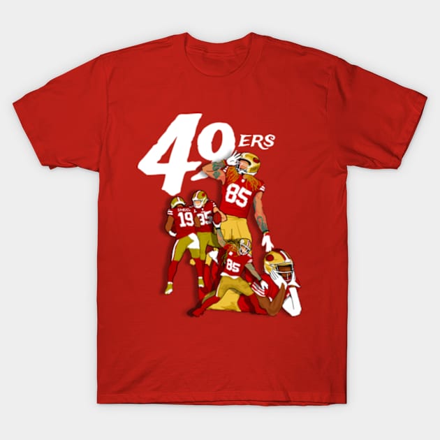 49ers T-Shirt by Mic jr